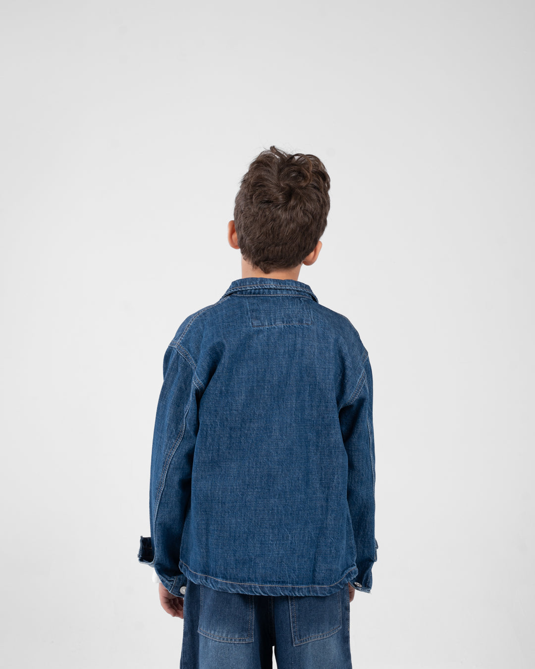 Boys Buttoned Jeans Jacket
