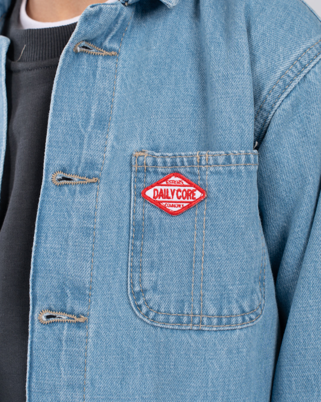 Boys Buttoned Jeans Jacket