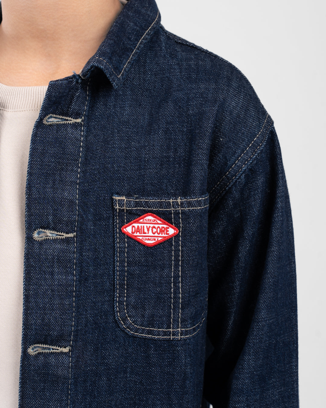 Boys Buttoned Jeans Jacket