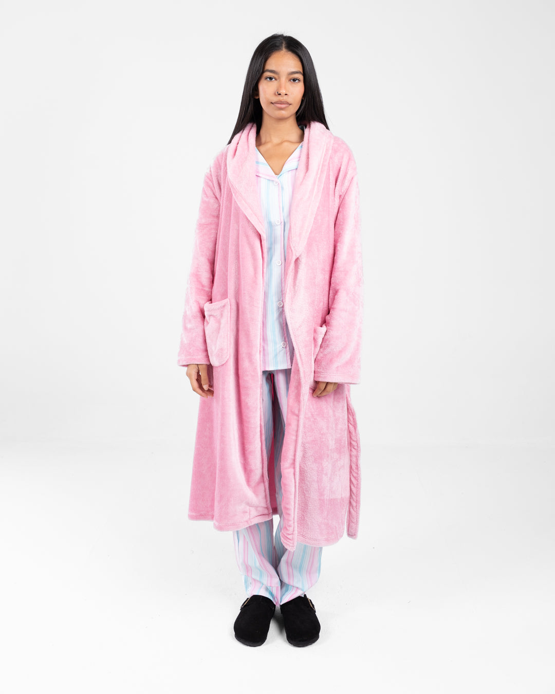 Women Hoodied Robe