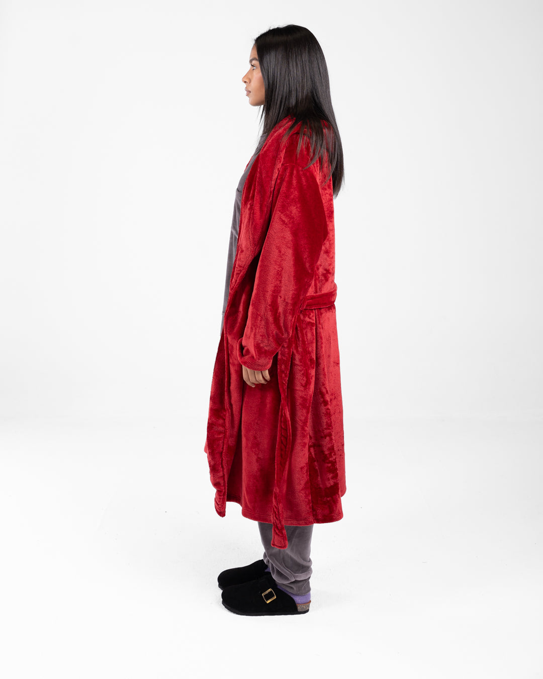 Women Hoodied Robe