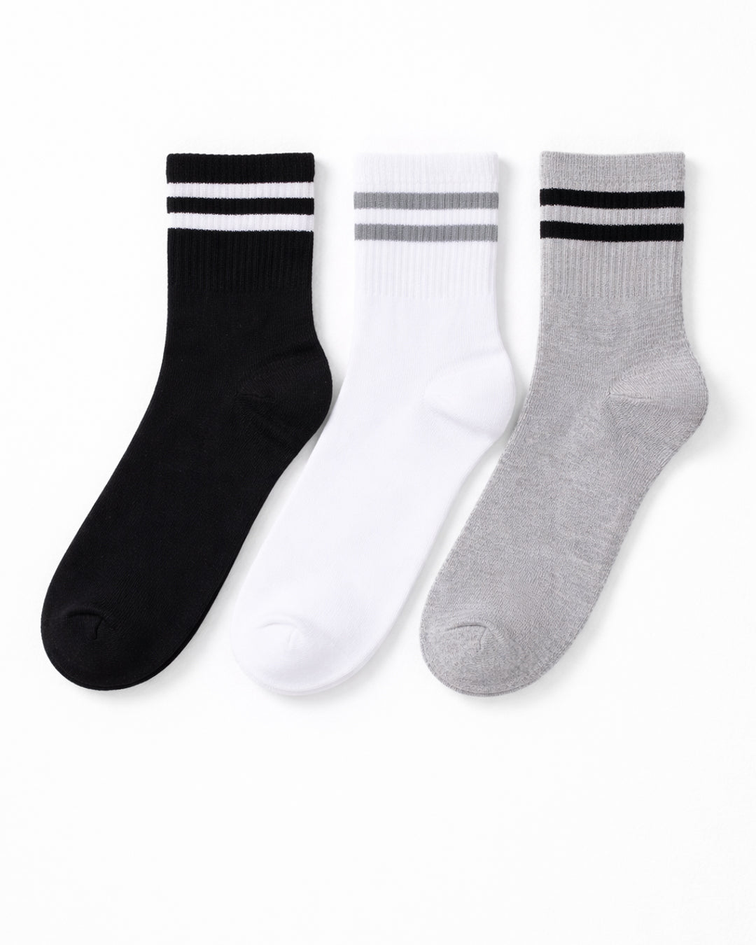 Men Cotton Stripped Socks Pack3