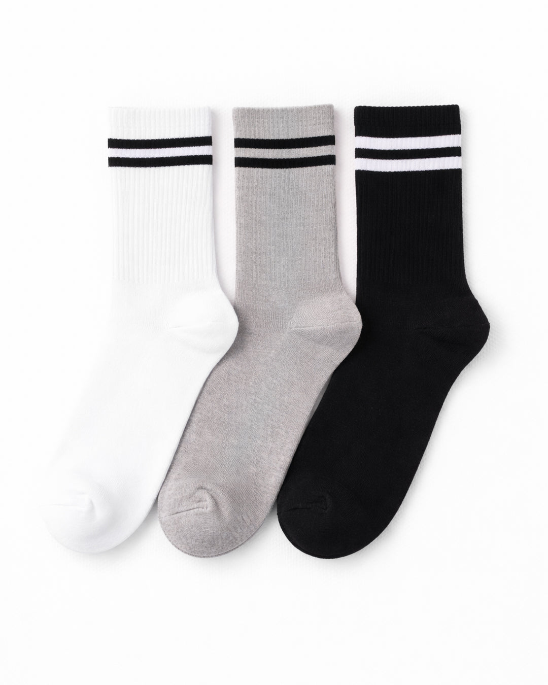 Men Long Stripped Cotton Socks Pack3