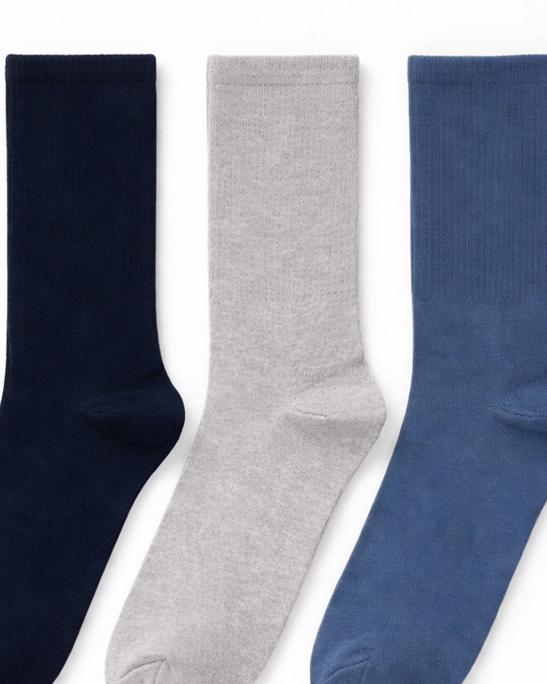 Men Long Leg Cotton Socks Pack3