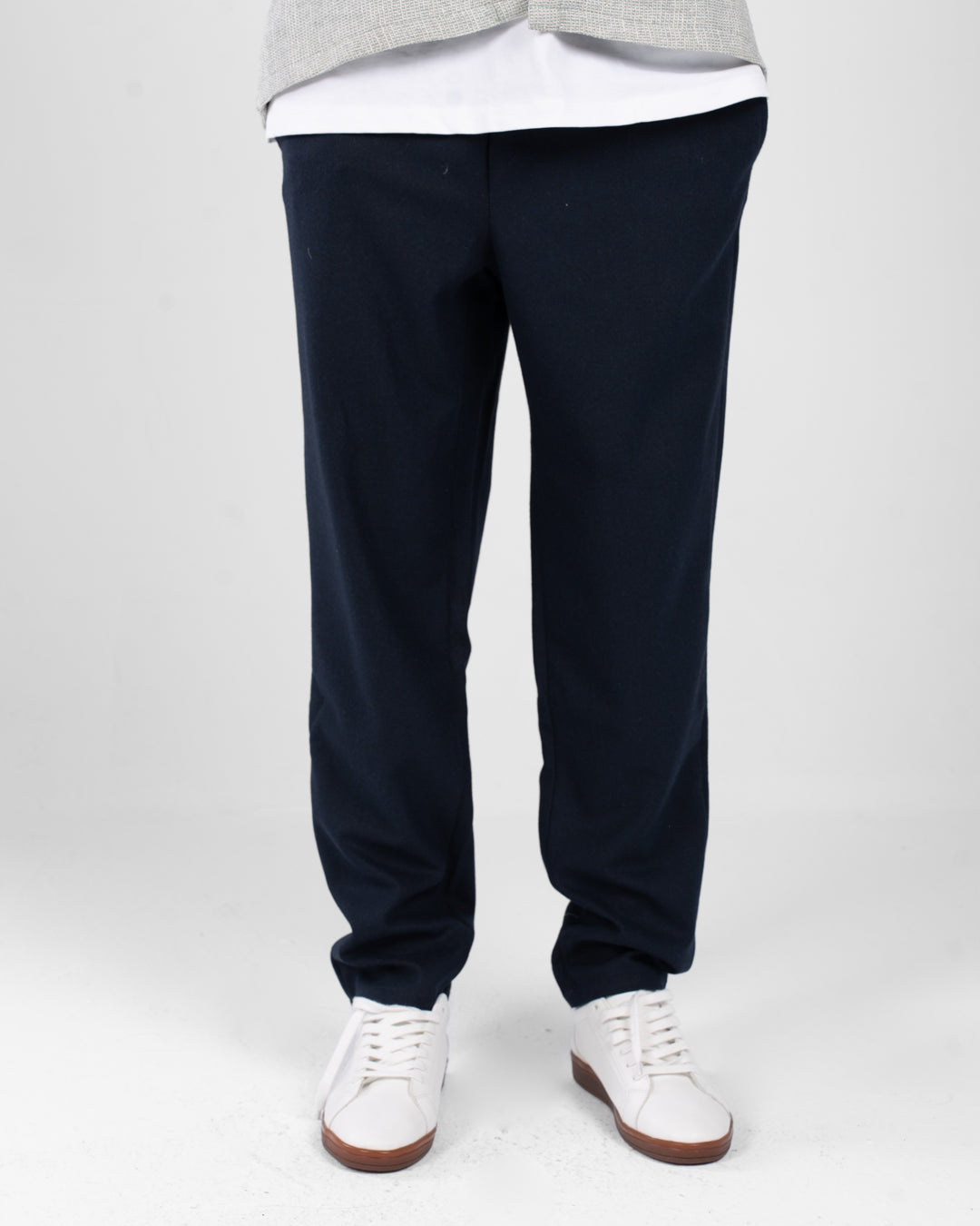 Men Pants Elastic Waist