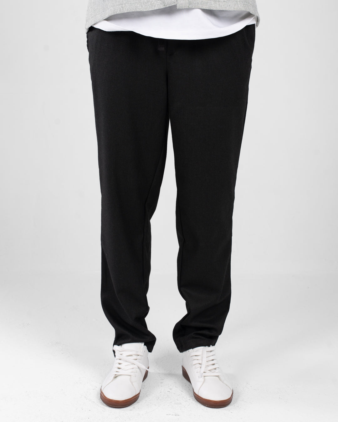 Men Pants Elastic Waist