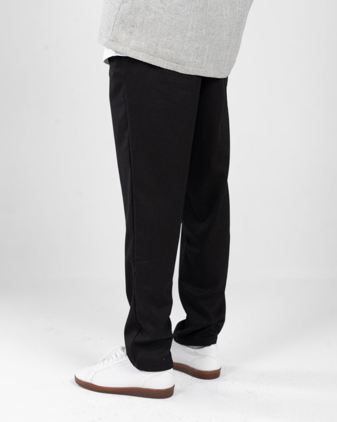 Men Pants Elastic Waist