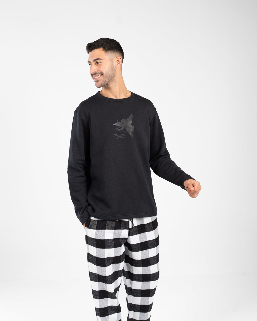 Men Pyjamas Plaid Pants