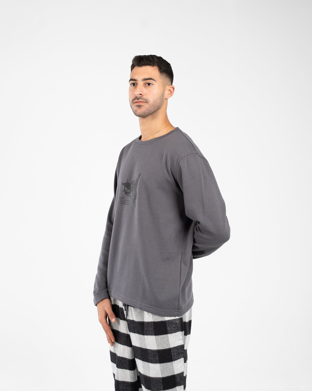 Men Pyjamas Plaid Pants