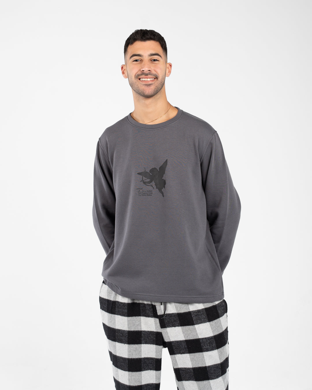 Men Pyjamas Plaid Pants