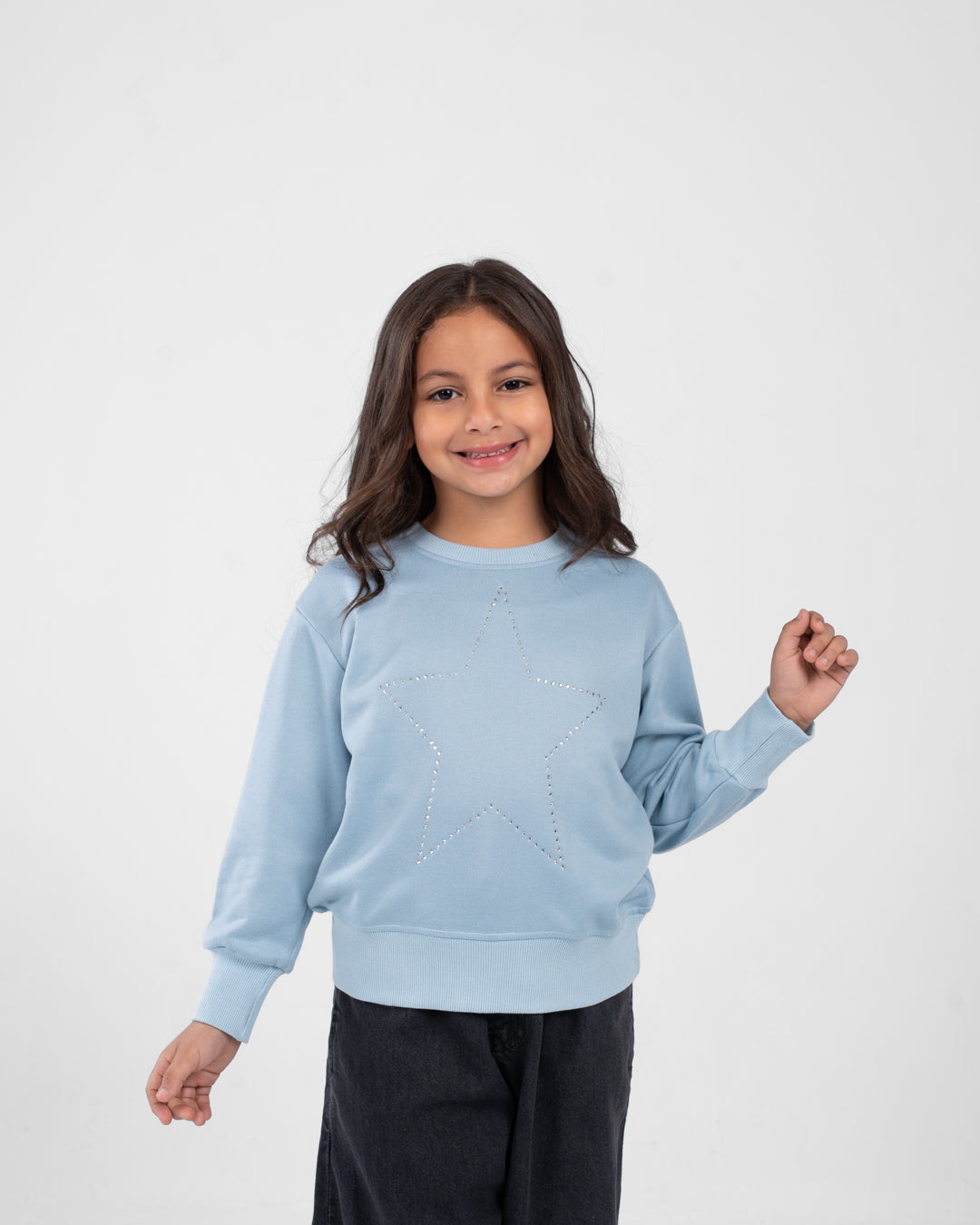 Girls Star Sweatshirt