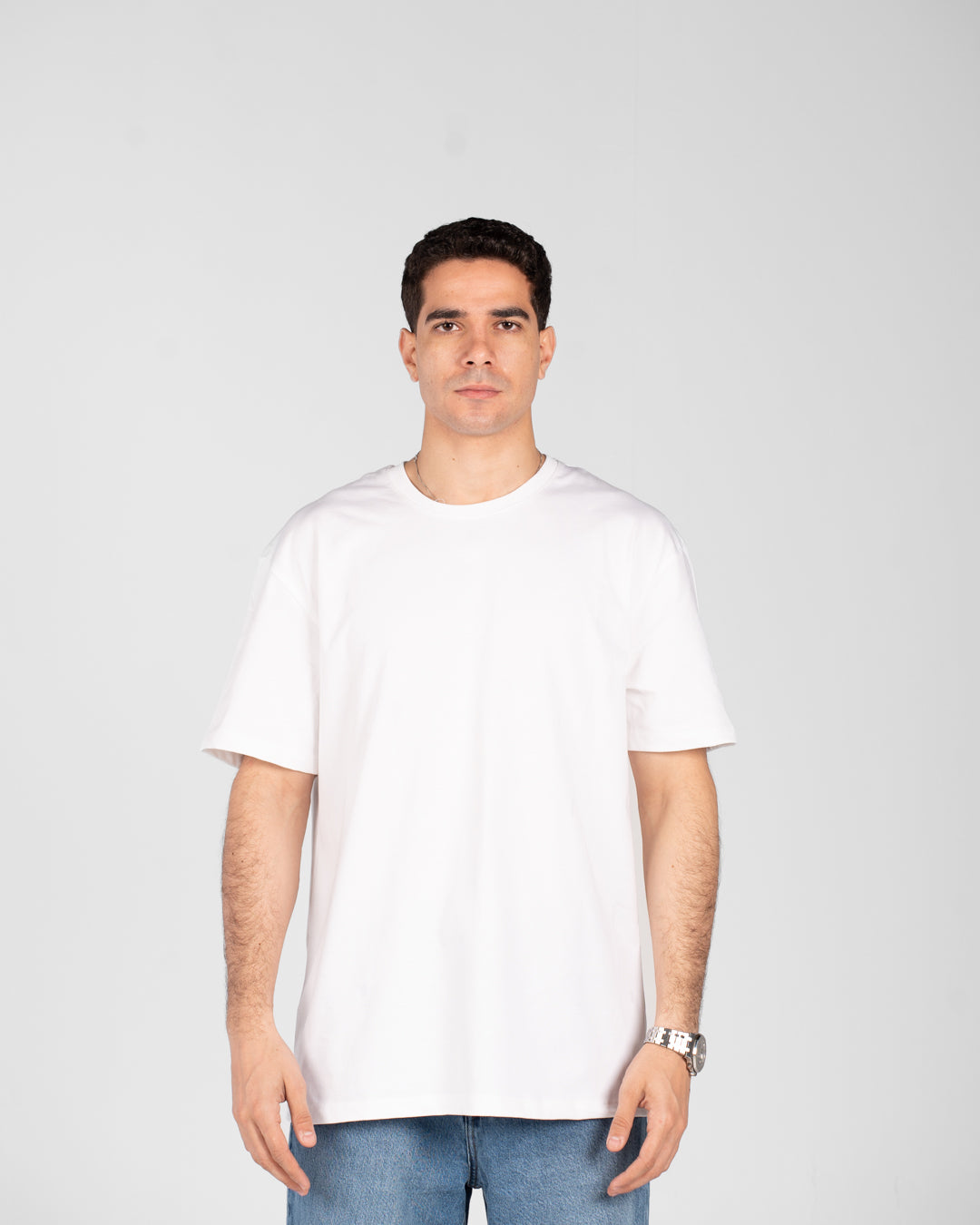 Men Plain Half Sleeves T-shirt