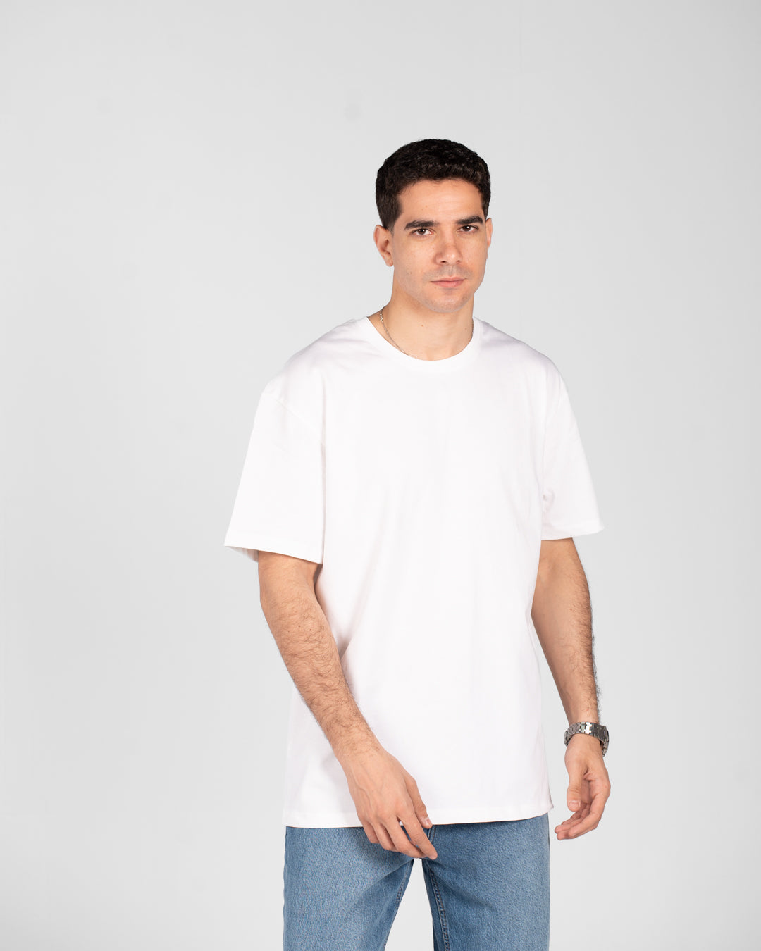 Men Plain Half Sleeves T-shirt