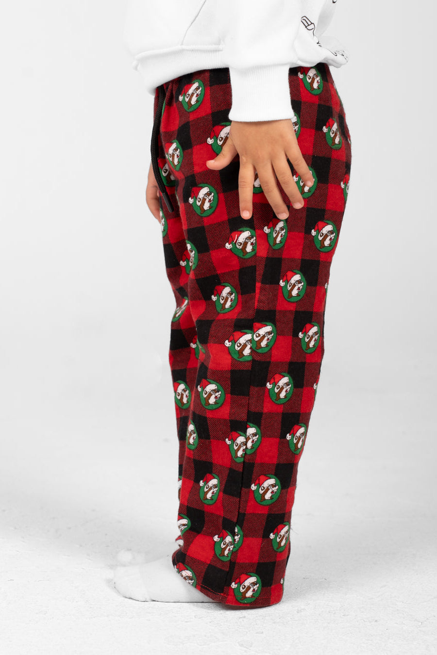 Kids Plaid Printed Pant