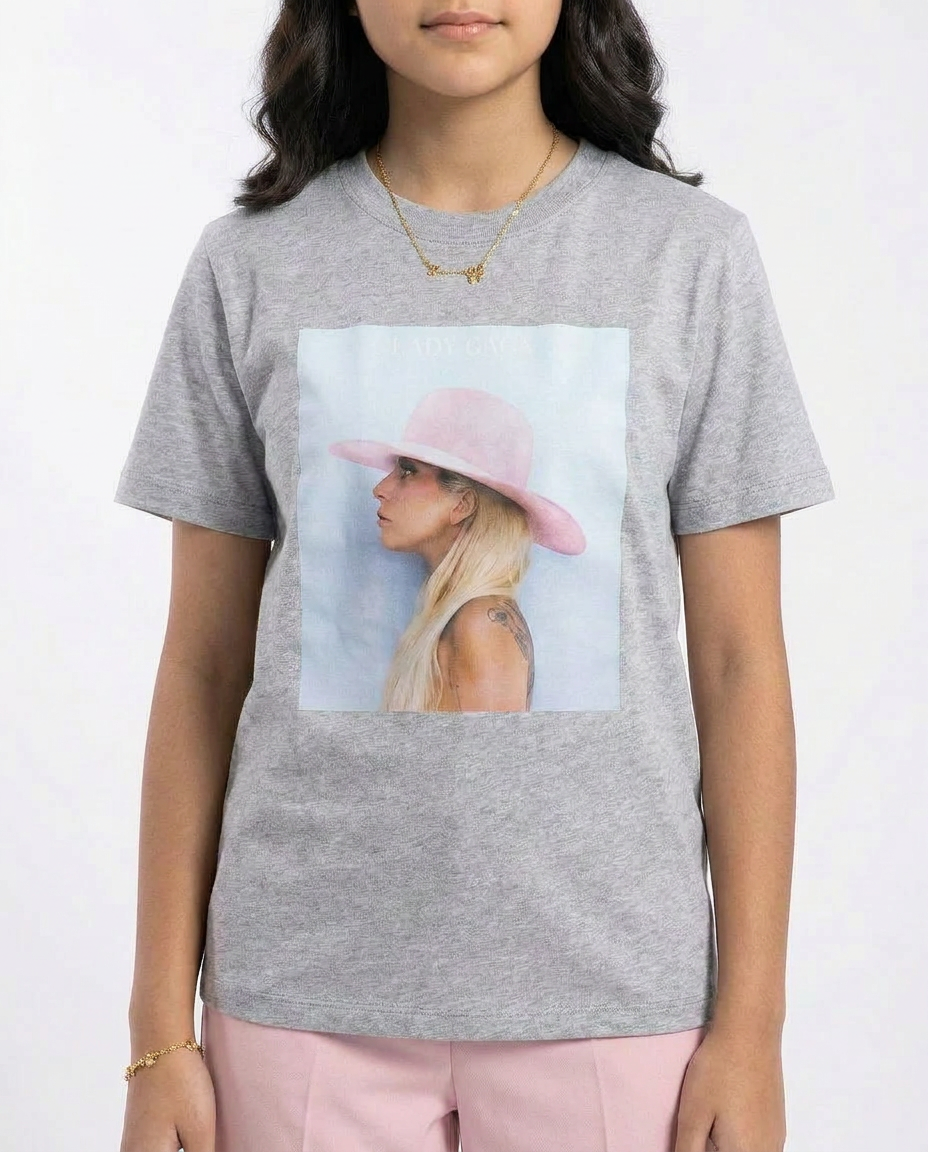 Girls Printed Half Sleeves T-shirt