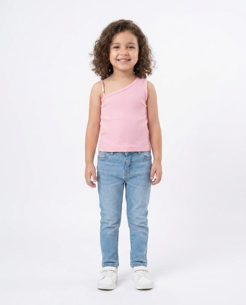 Girls Sleeveless T-shirt