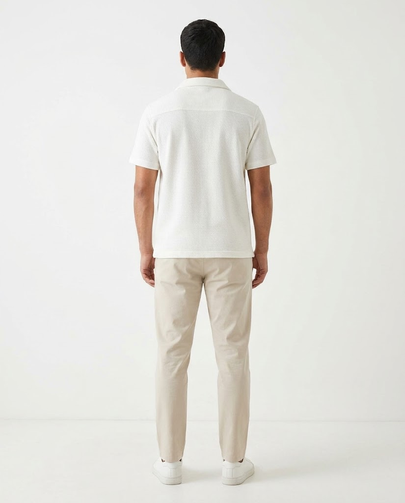 Men Half Sleeves Pattren Casual Shirt