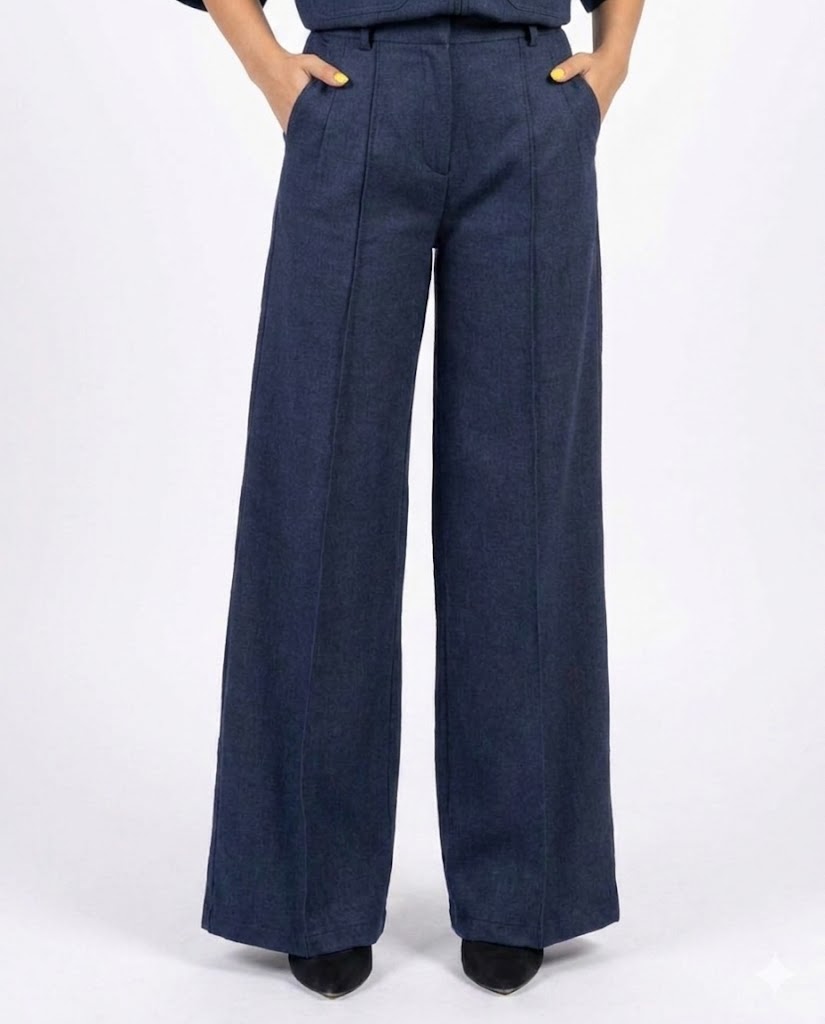 Wide Leg Pleated Pants