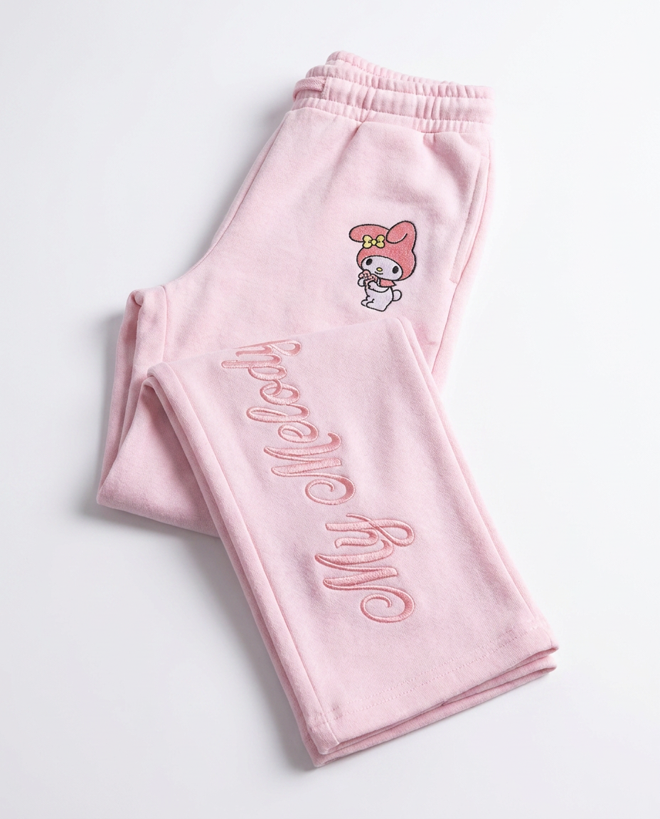 Girls Printed My Melody Wide Leg Pant