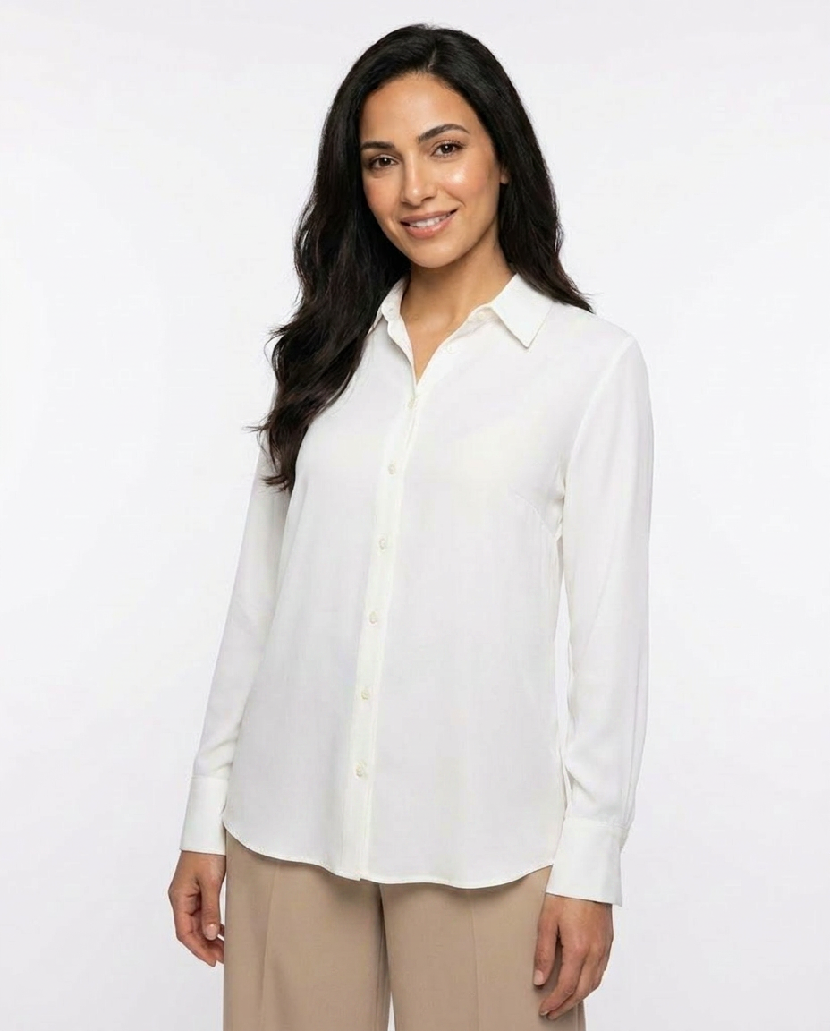Women Plain Long Sleeves Blouse