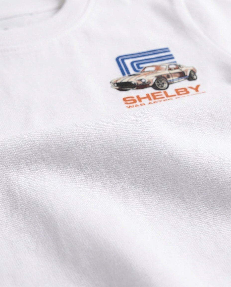 Printed Racing Team Half Sleeves T-shirt