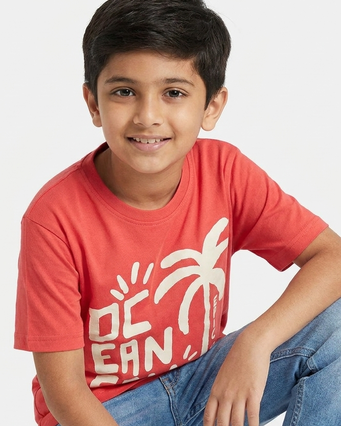 Boys Printed Half Sleeves T-shirt