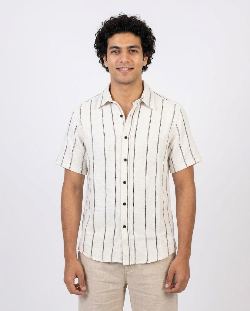 Men Casual Half Sleeves Shirt
