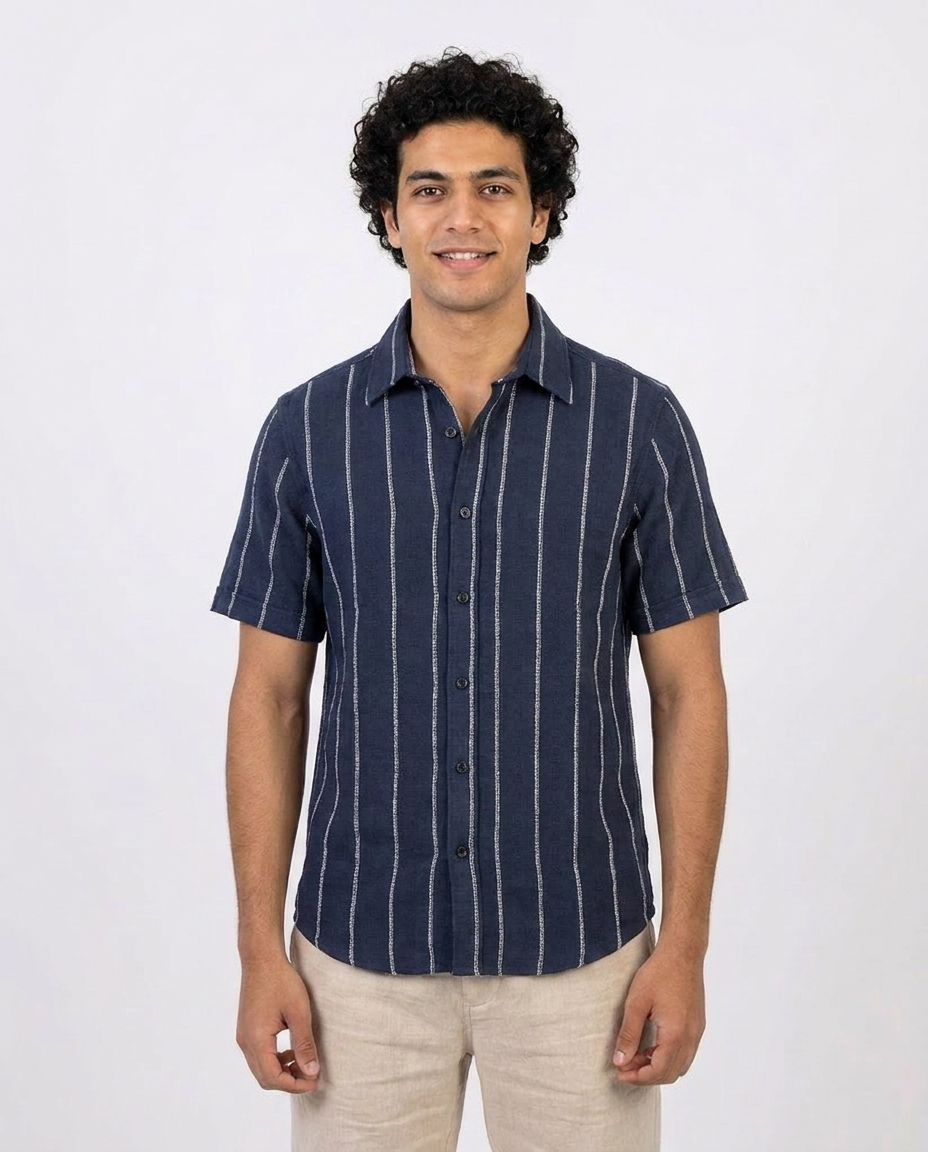 Men Casual Half Sleeves Shirt