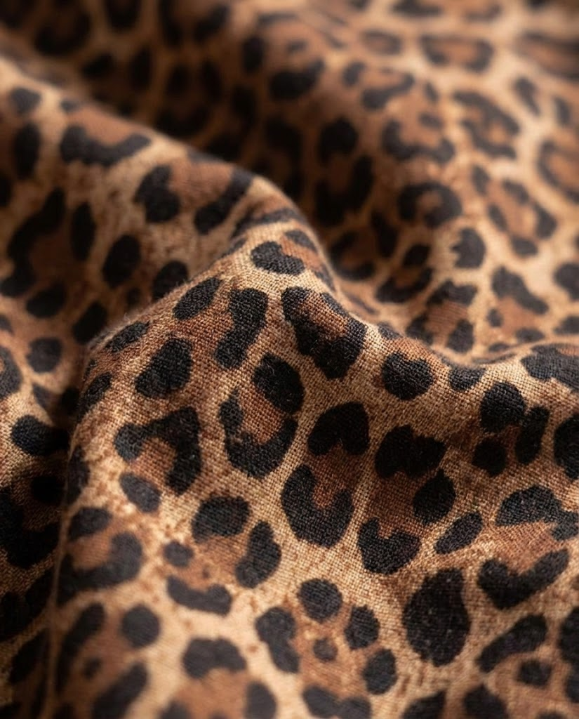 Leopard Print Short Pajama Set