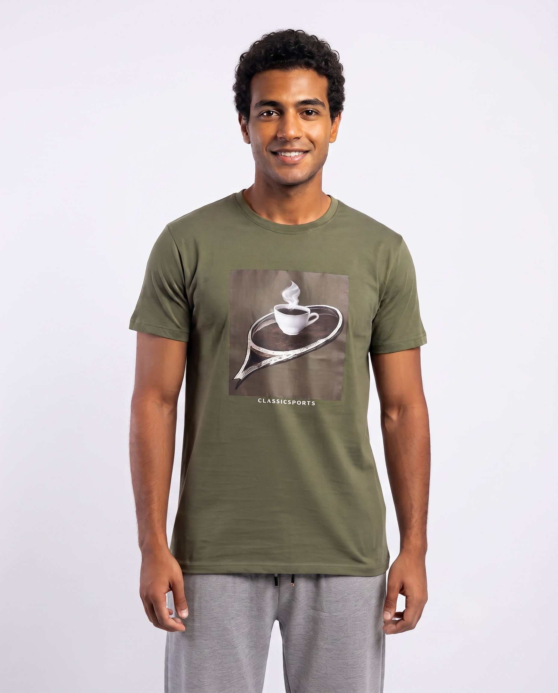 Men Printed Half Sleeves Pyjama W/pant