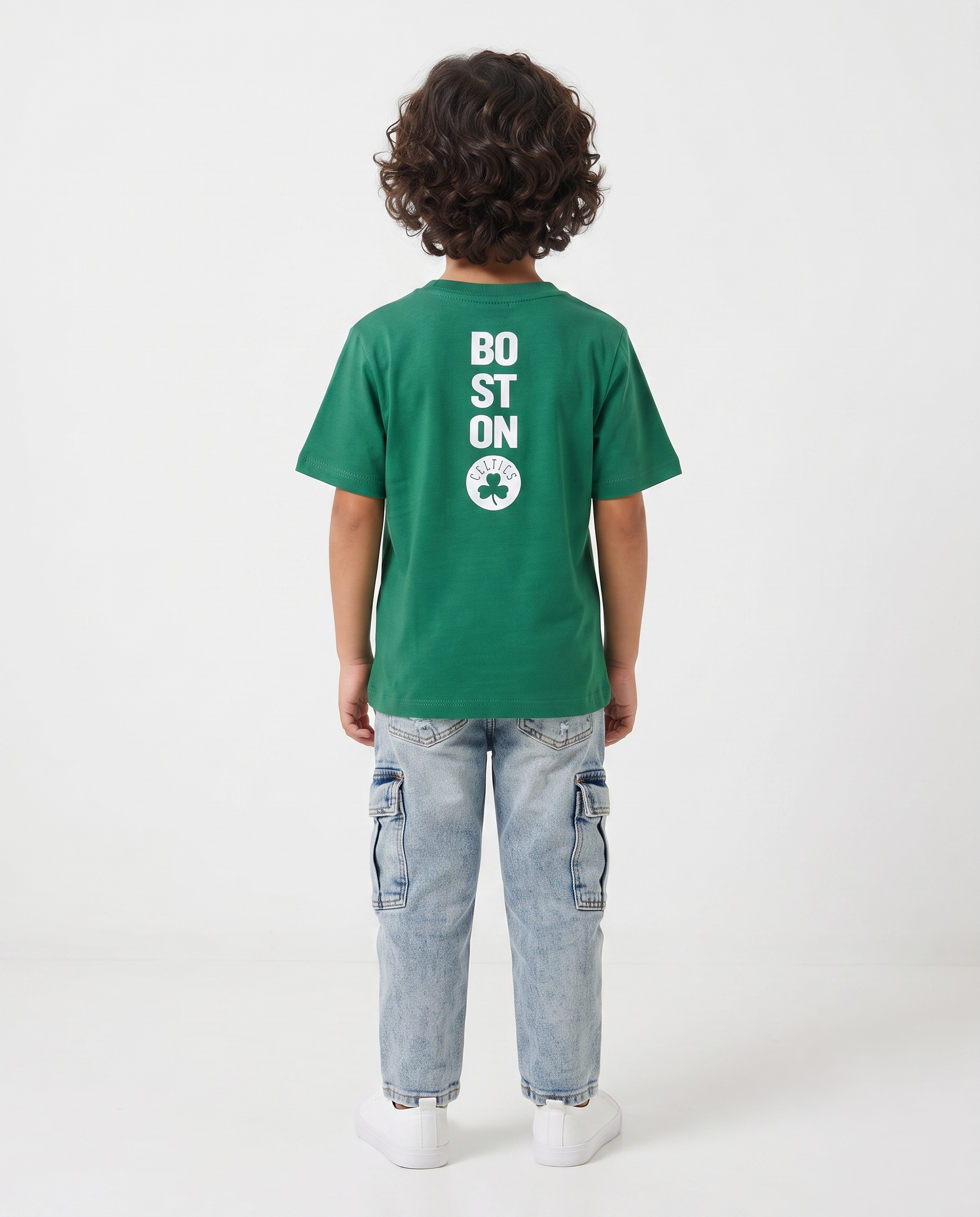Boys Printed Boston Half Sleeves T-shirt