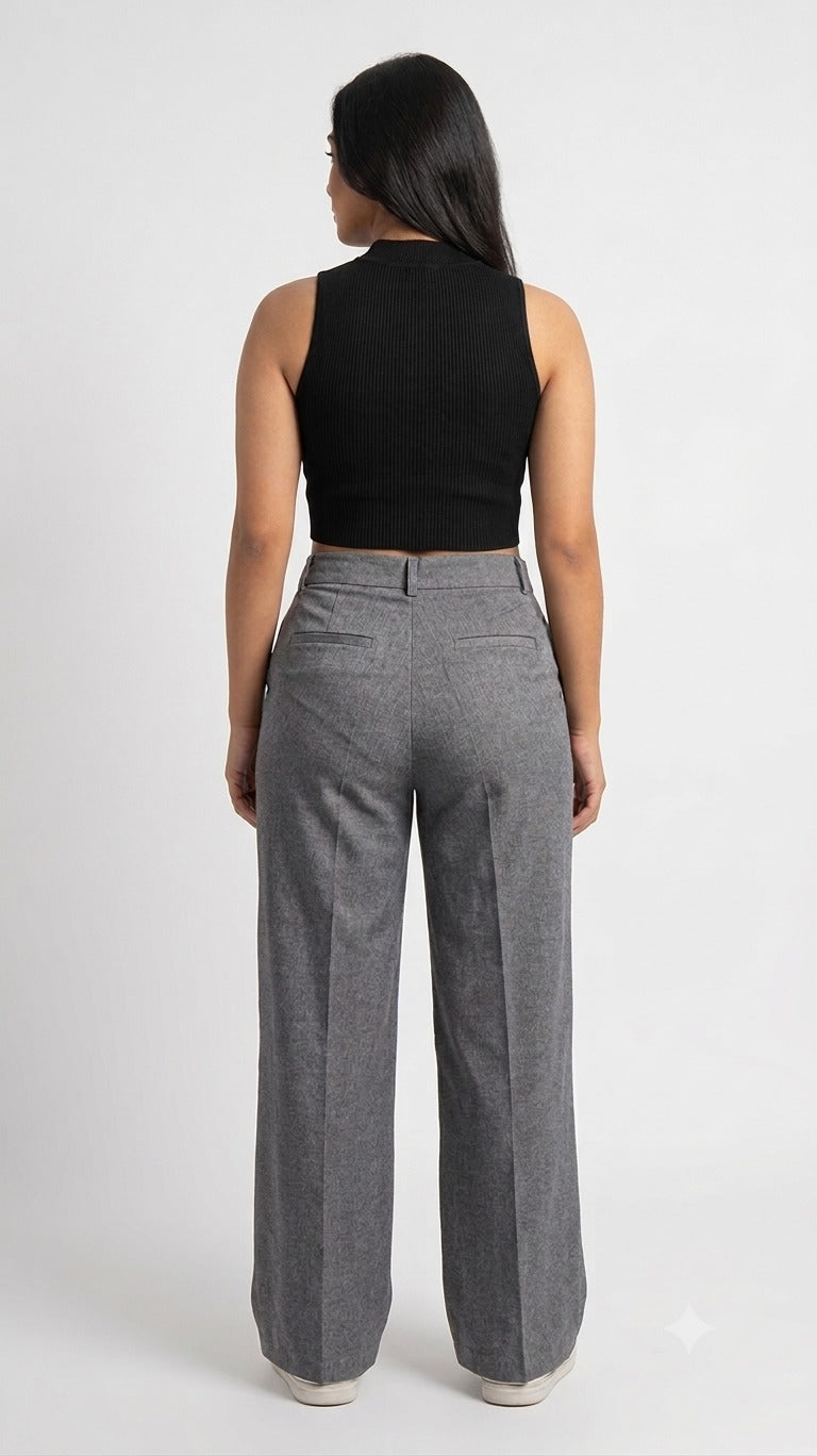 Women Plain Casual Pant