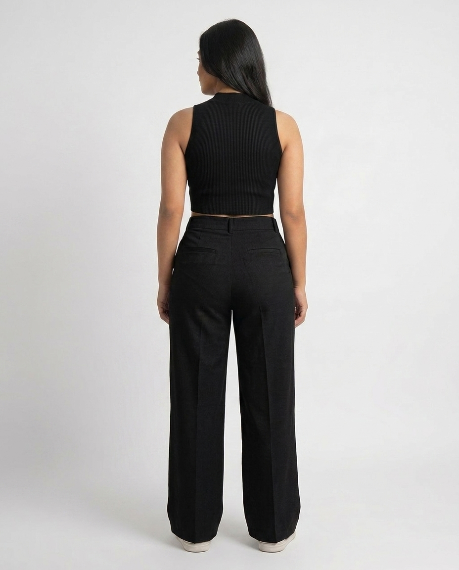 Women Plain Casual Pant
