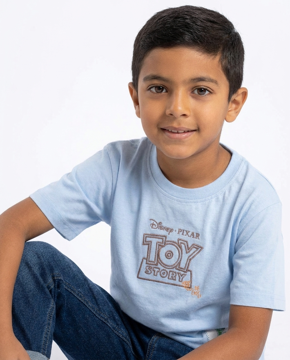 Boys Printed Toy Story Half Sleeves T-shirt