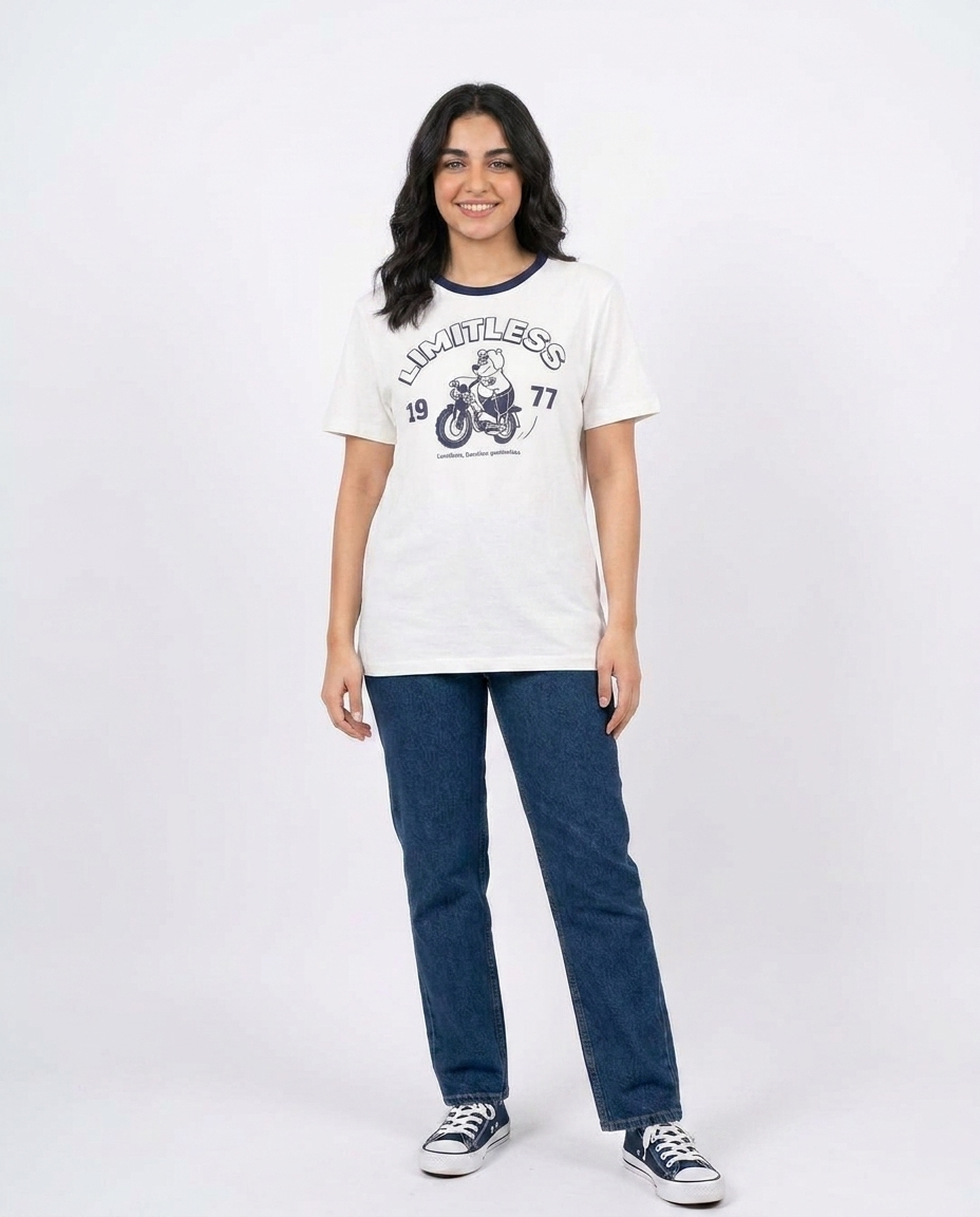 Women Printed Half Sleeves T-Shirt