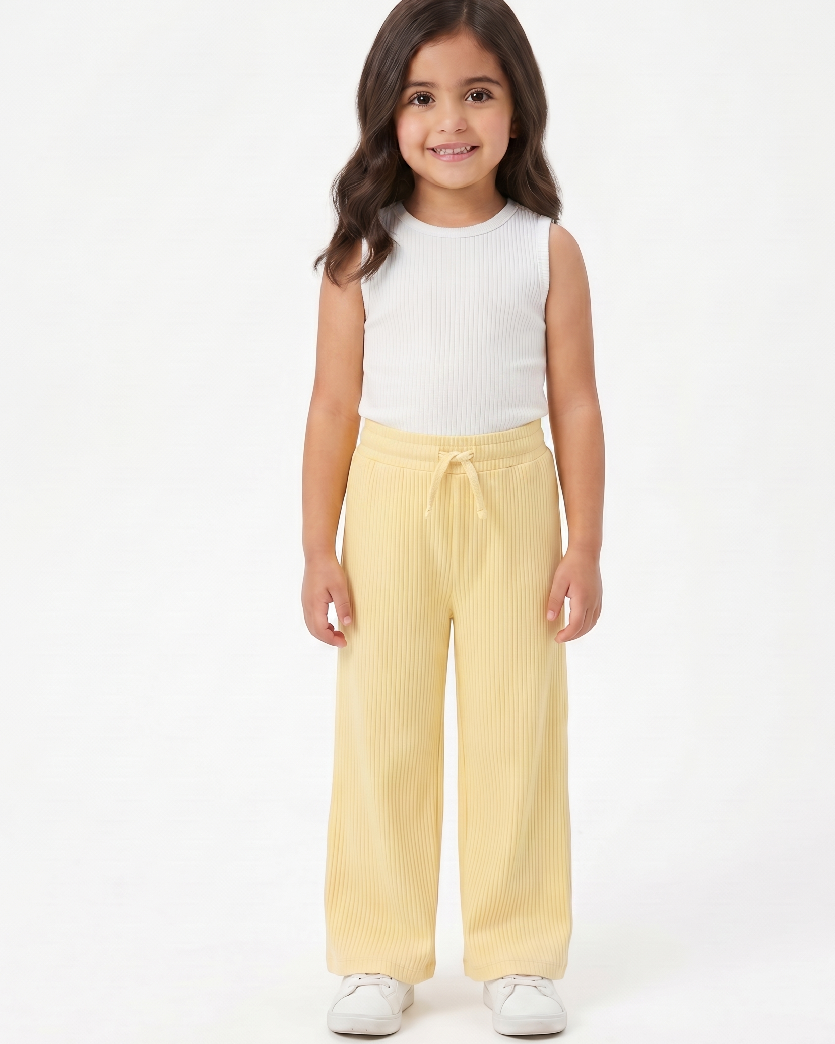 Girls Wide Leg Casual Pant
