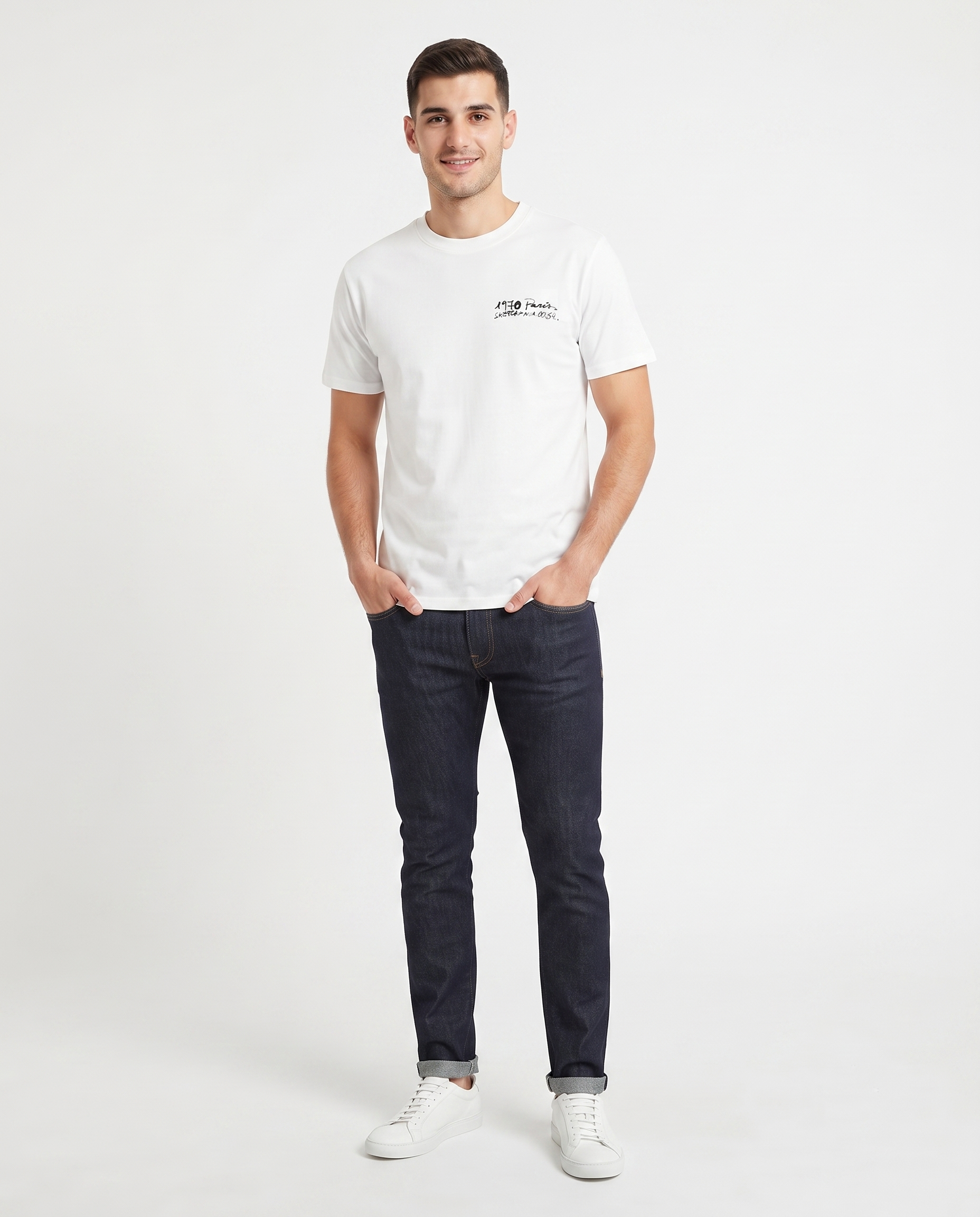 Men Printed Half Sleeves T-shirt