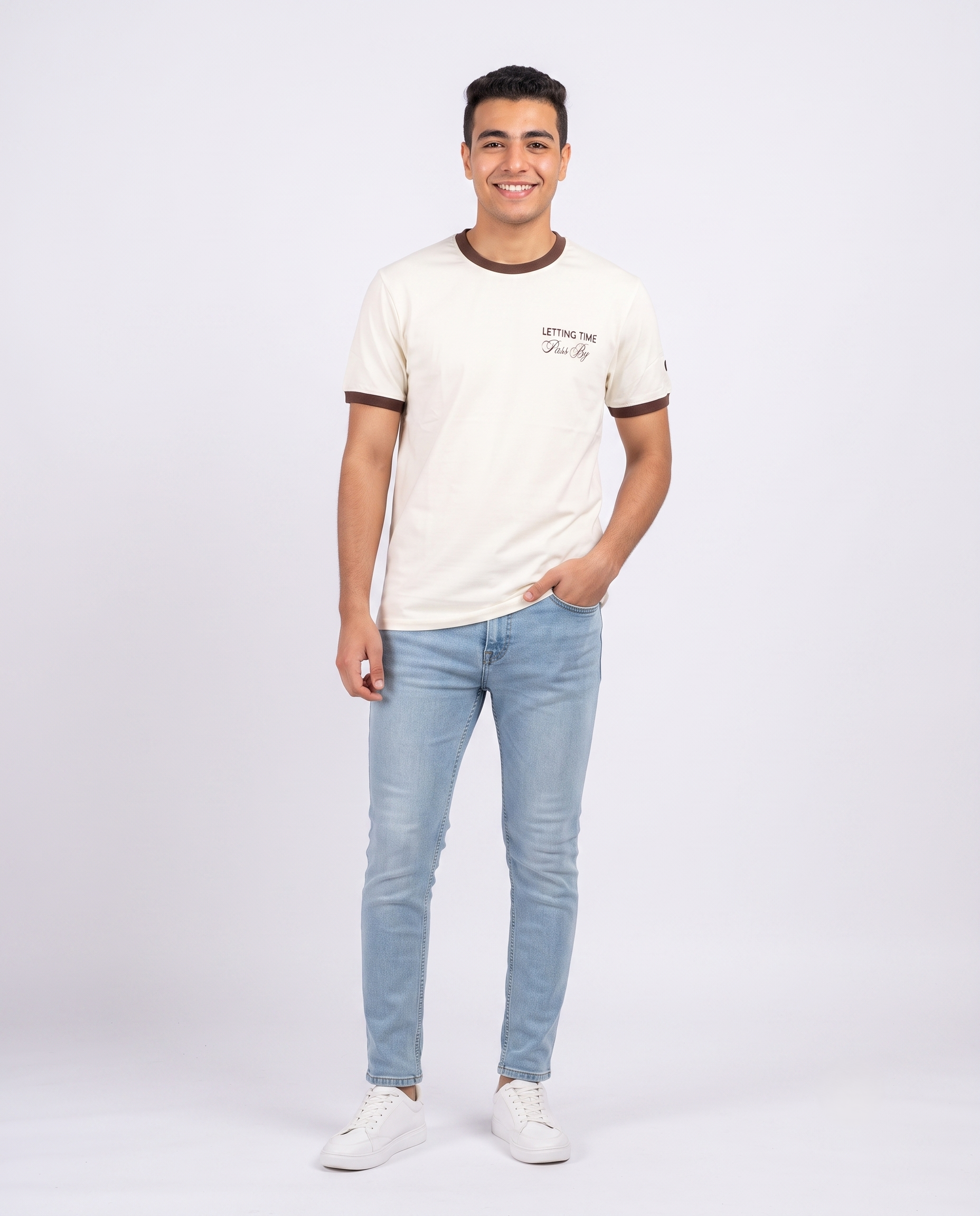 Men Printed Easy Days Half Sleeves T-Shirt
