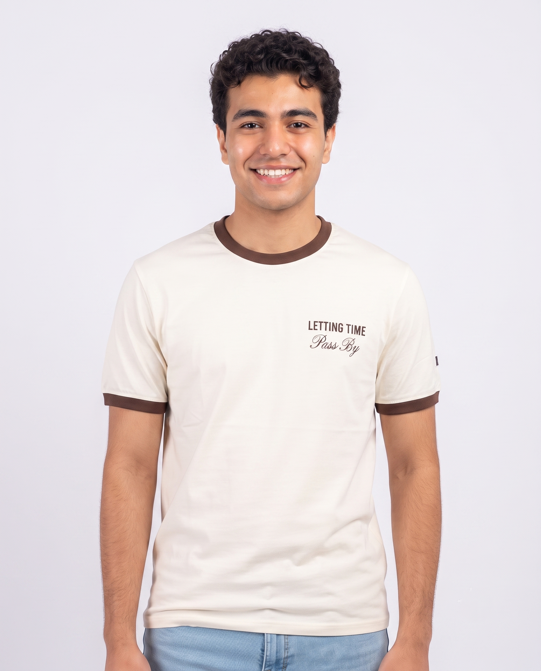 Men Printed Easy Days Half Sleeves T-Shirt