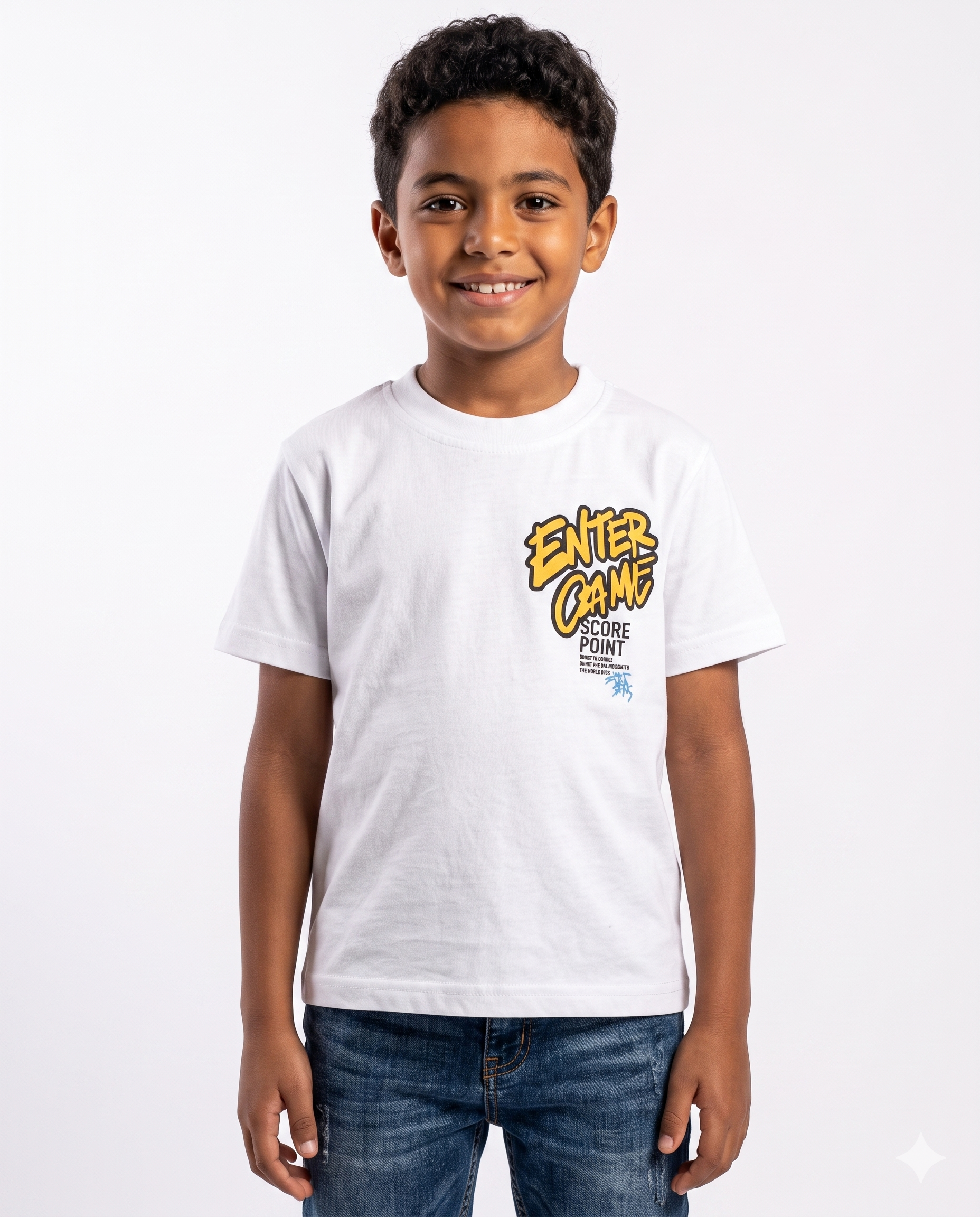 Boys Printed Half Sleeves T-shirt