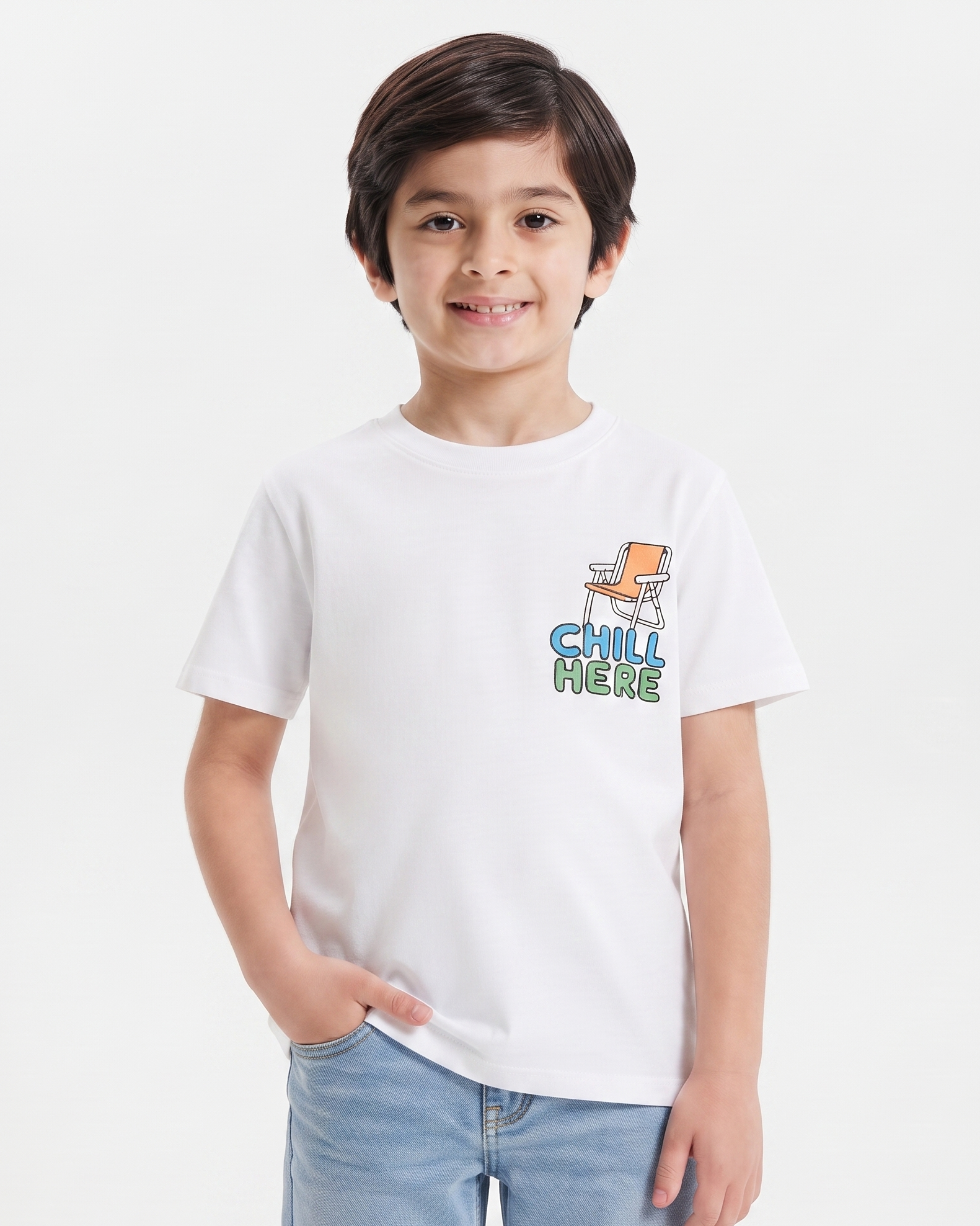 Boys Printed Half Sleeves T-shirt