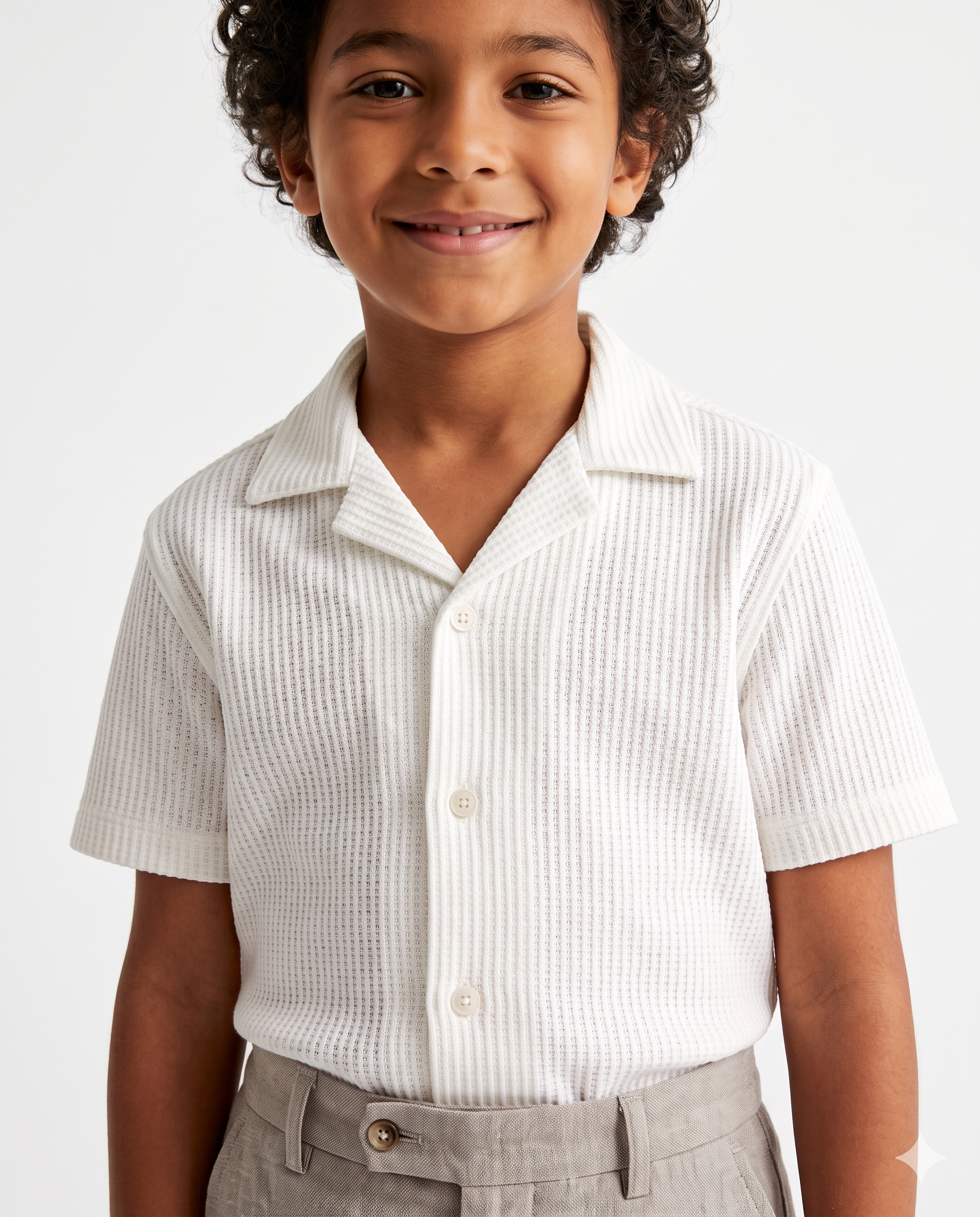 Boys Stripped Half Sleeves Casual Tennis Shirt