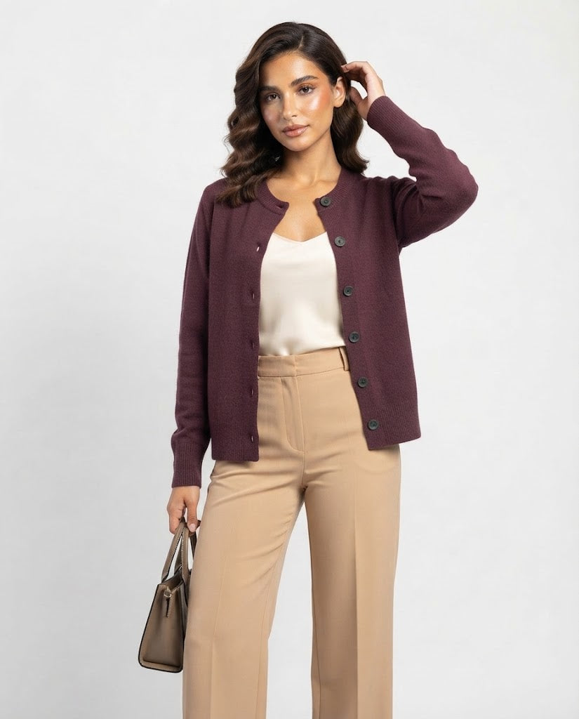 Women Plain Pullover W/Buttons