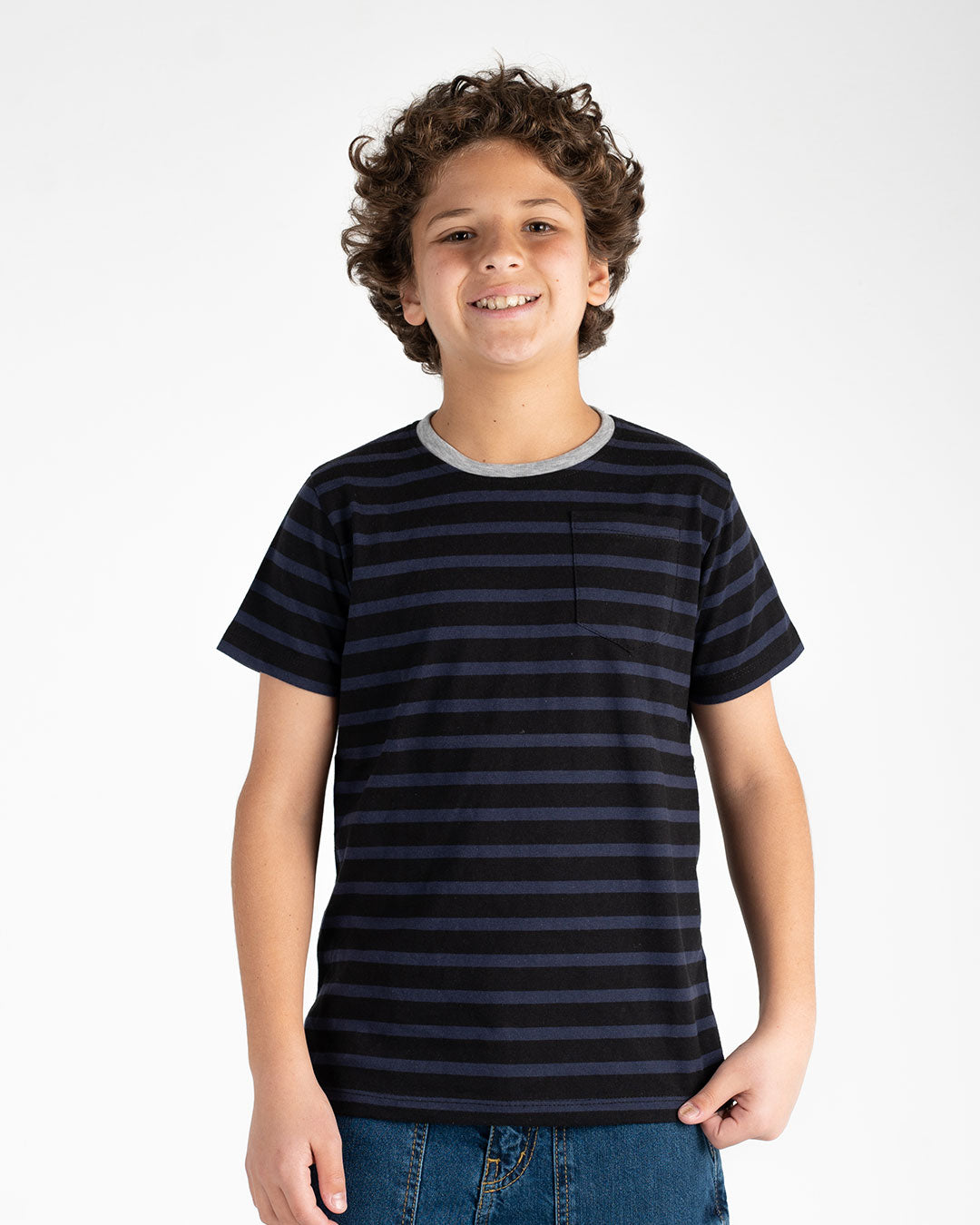 تي شيرت مخطط للأولاد