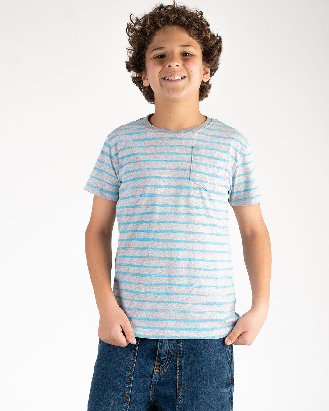 تي شيرت مخطط للأولاد