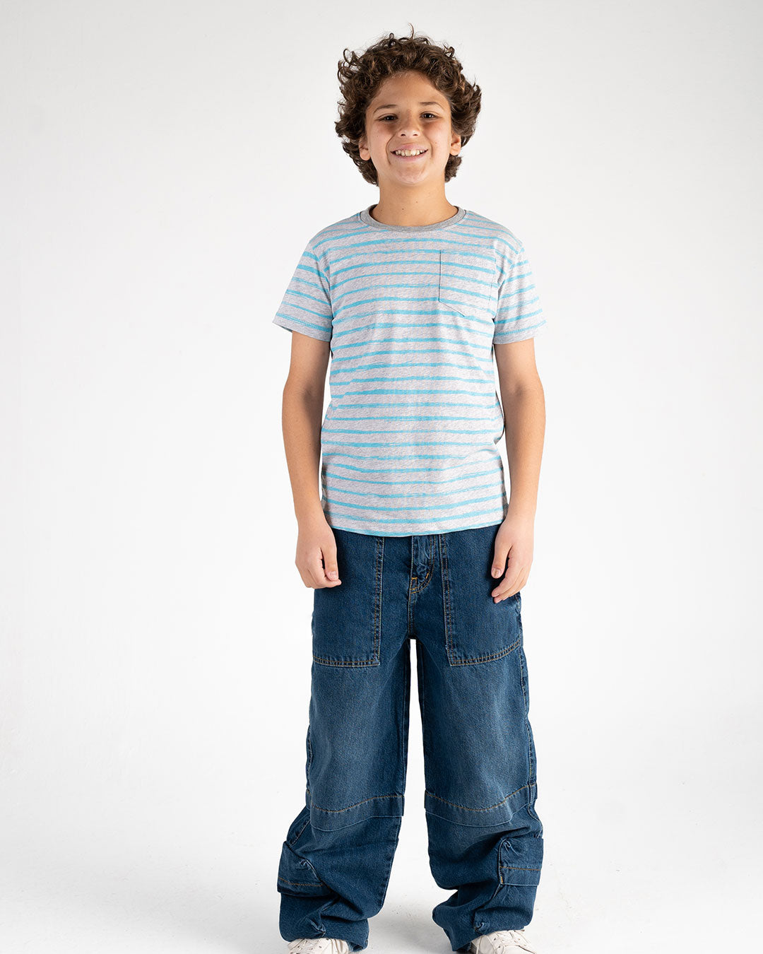 تي شيرت مخطط للأولاد