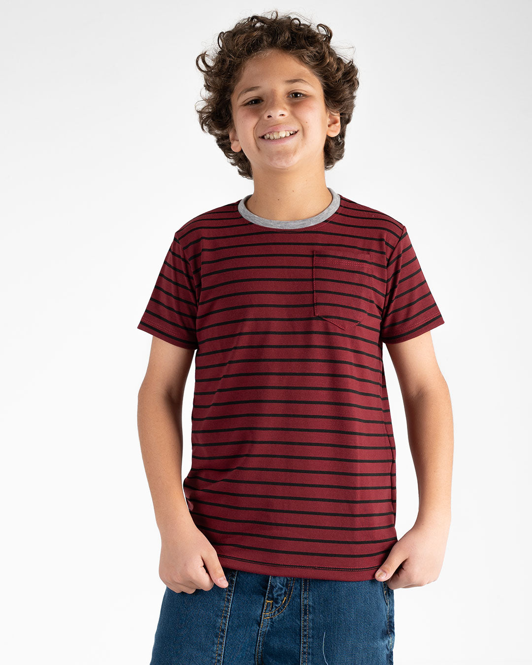 تي شيرت مخطط للأولاد