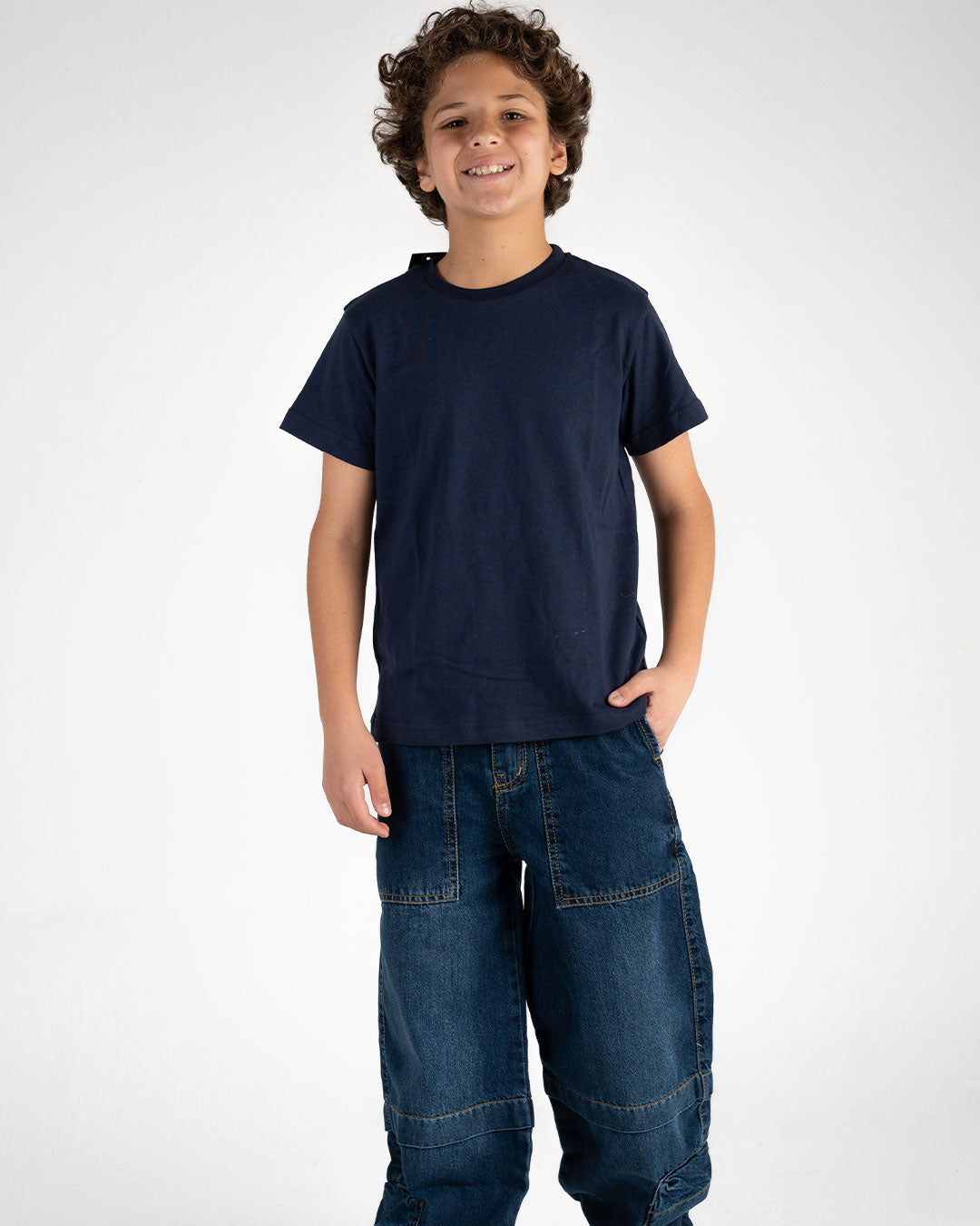 Boys Round Neck T-Shirt Half-Sleeves