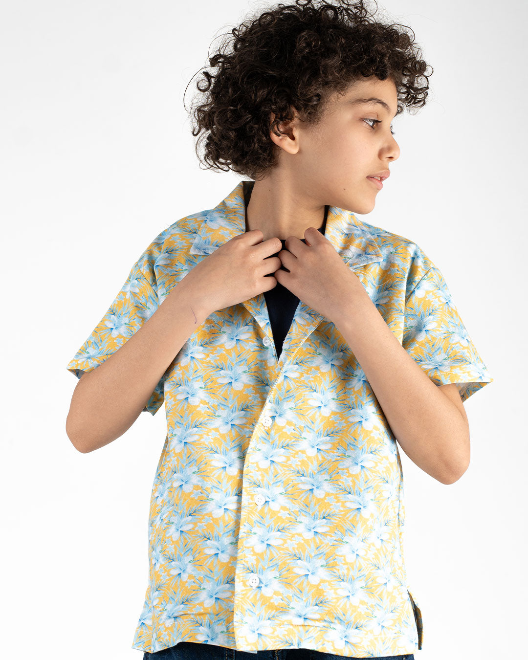 قميص زهري للأولاد