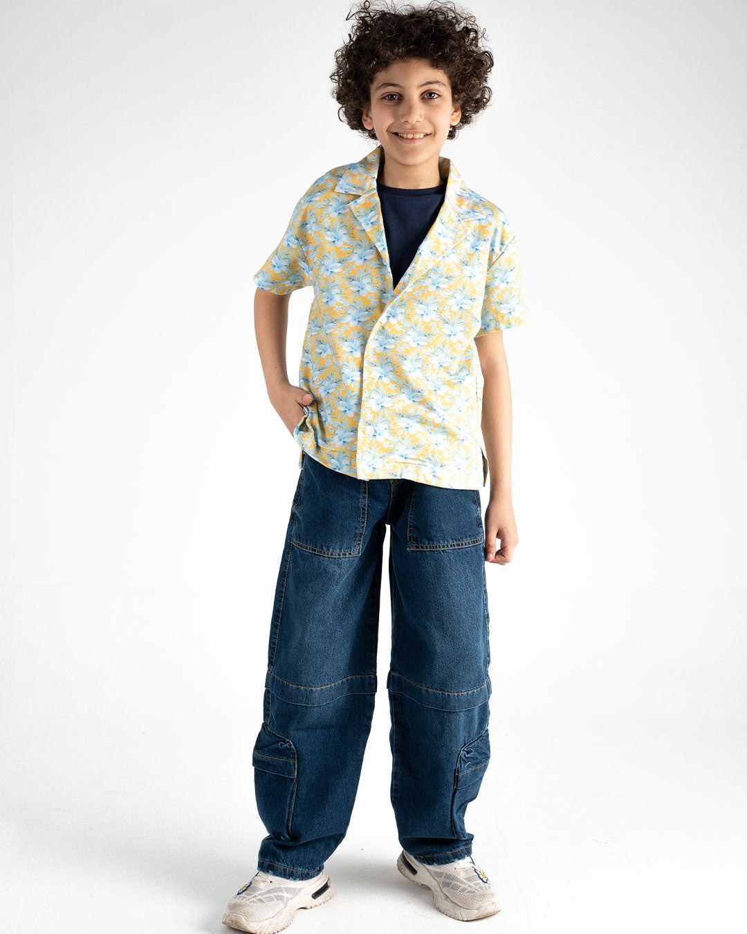 قميص زهري للأولاد